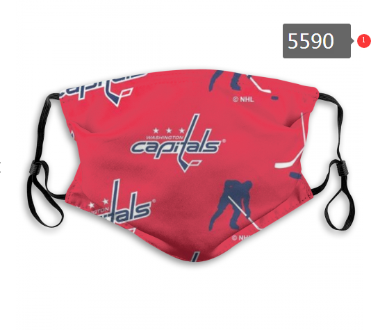 2020 NHL Washington Capitals #2 Dust mask with filter->nhl dust mask->Sports Accessory